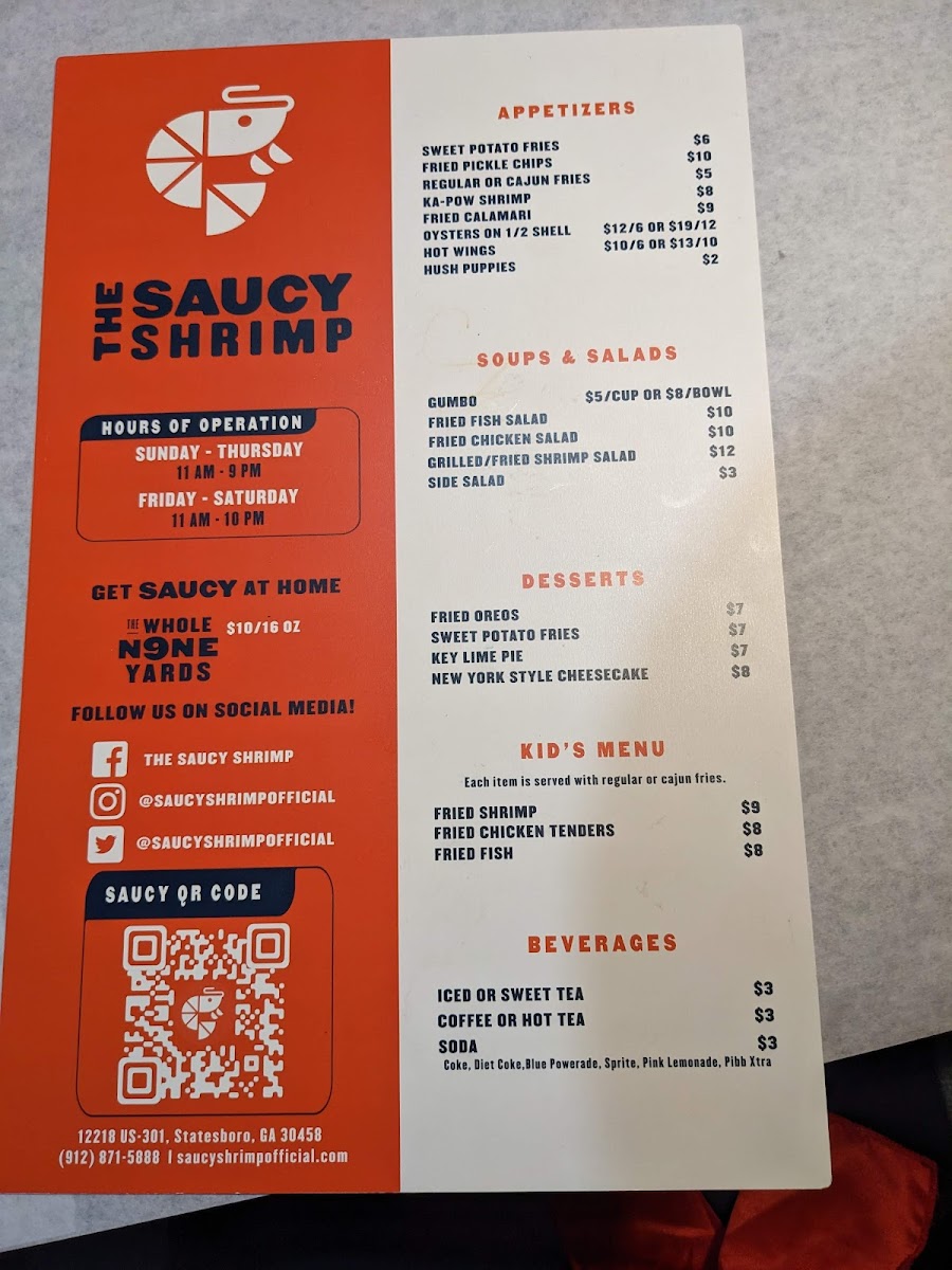 Menu The Saucy Shrimp-6