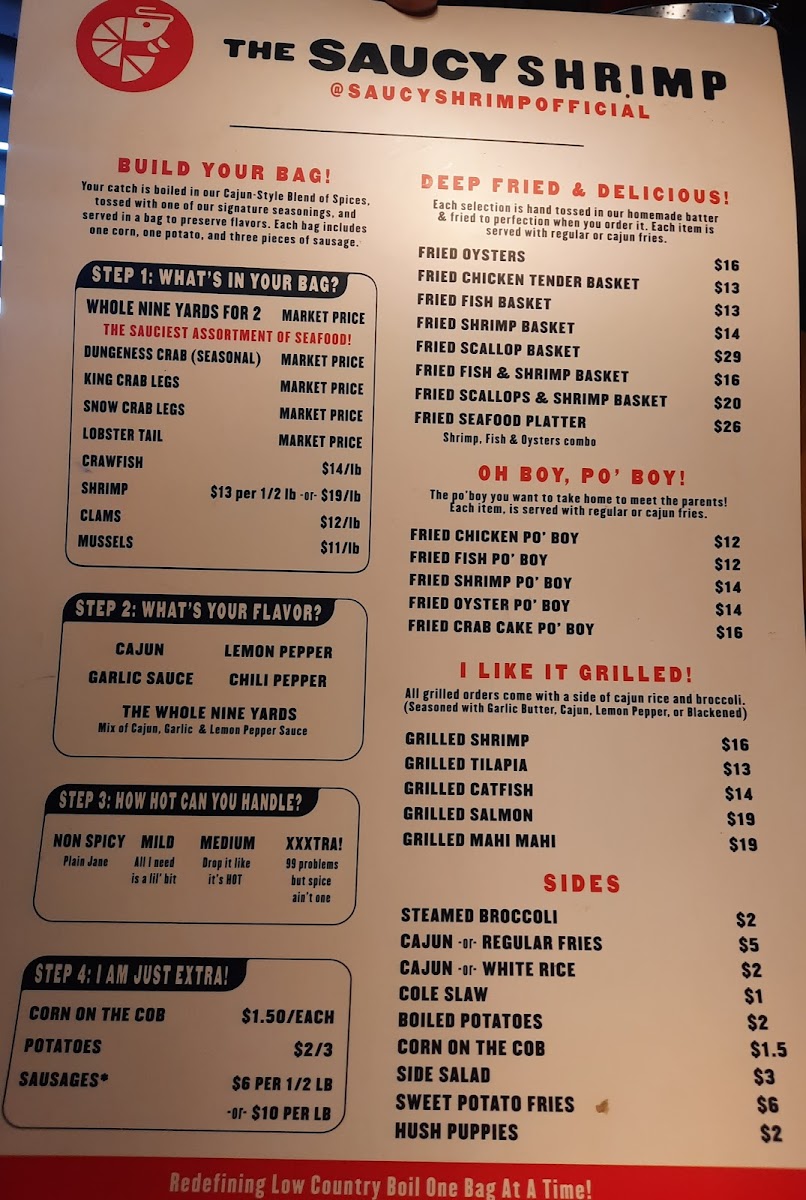 Menu The Saucy Shrimp-8